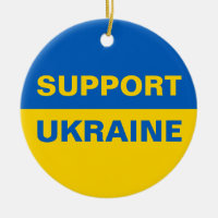Stödja Ukrainas ukrainska Flagga