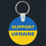 Stödja Ukrainas ukrainska Flagga Nyckelring<br><div class="desc">Stödja Ukrainas ukrainska Flagga</div>