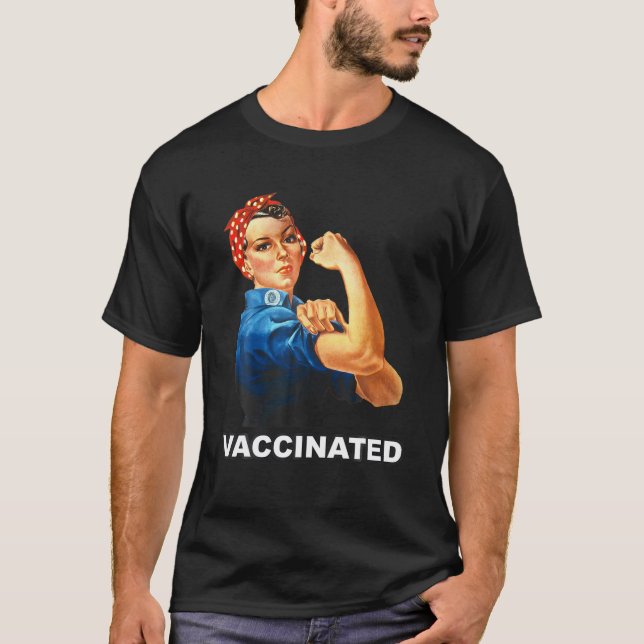 Stödja vaccinationsprogrammet Älskare Vaccination  T Shirt (Framsida)