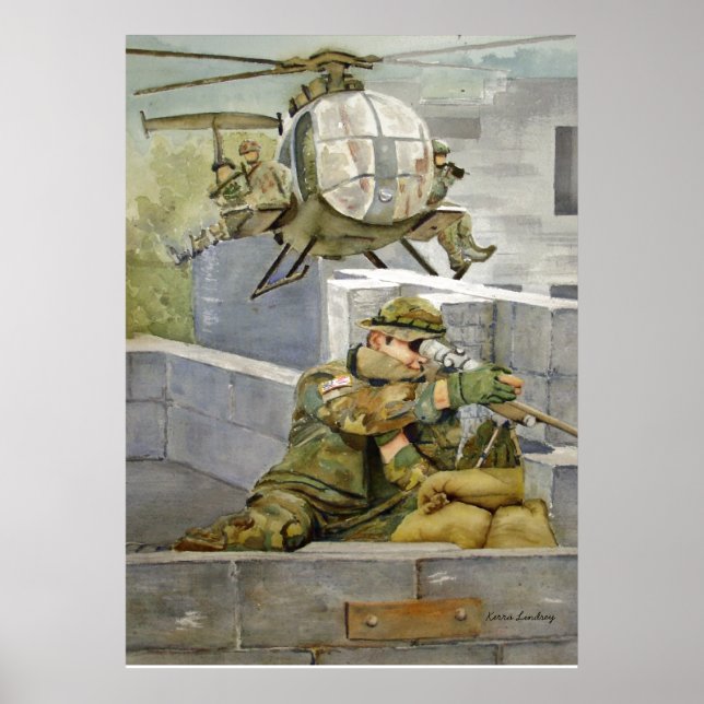 Stödja våra militära Poster Speciella styrkor (Framsidan)