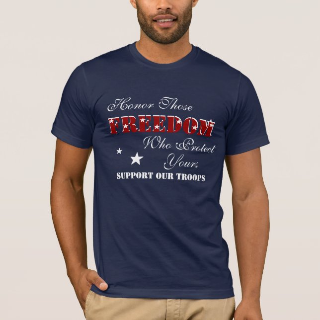 STÖDJA VÅRA TRÄDARFARTYG TEE (Framsida)