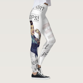Stödja våra trupper Rosie, Riveter Leggings