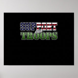 Stödja veteranernas dag i Lycklig Poster