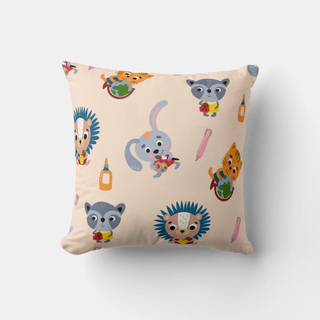 Stödjande Back to school Dekorativ kudde (Framsida)