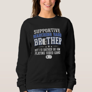 Stödjande marscherande bandbroder Rolig marcherand T Shirt