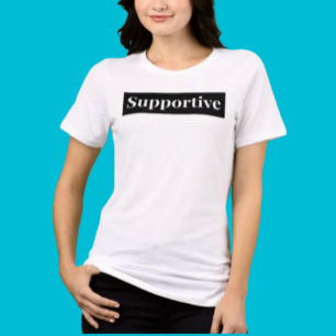 STÖDJANDE Tjock Blocktröja T Shirt