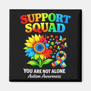 Stödlag autism medvetande band solros magnet