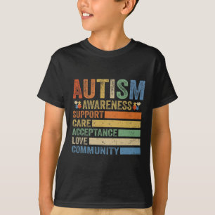 Stödmottagning för mottagning av stöd till autism t shirt