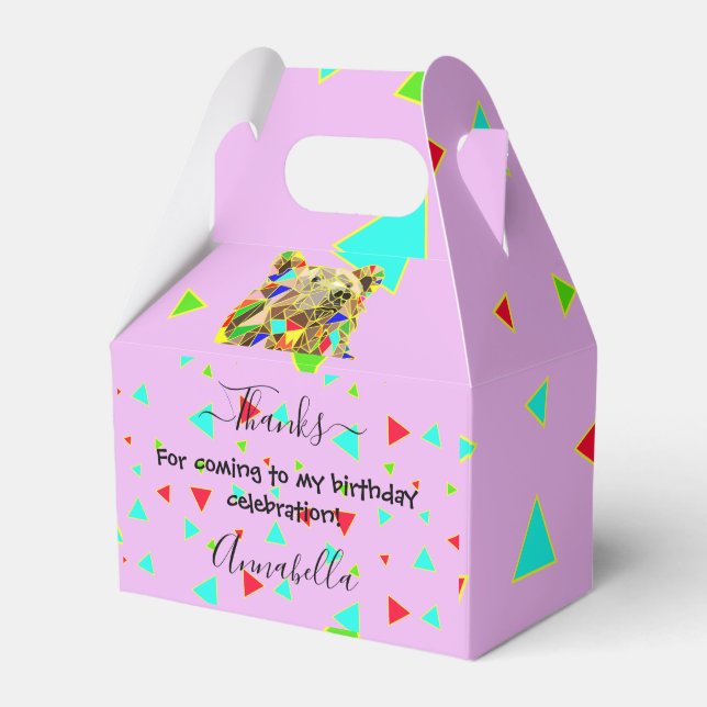 Stödrazzly Bear Rosa Favoritbox Presentaskar (Framsidan Sidan)