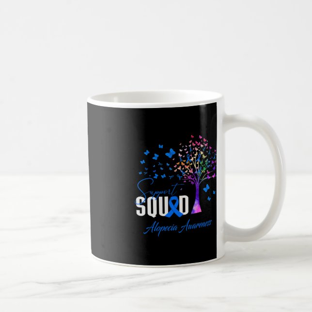 Stödruta för Alopecias medvetenhet Kaffemugg (Höger)