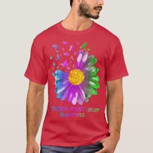 Stödruta för bröstcancermedvetande vid metastasera t shirt