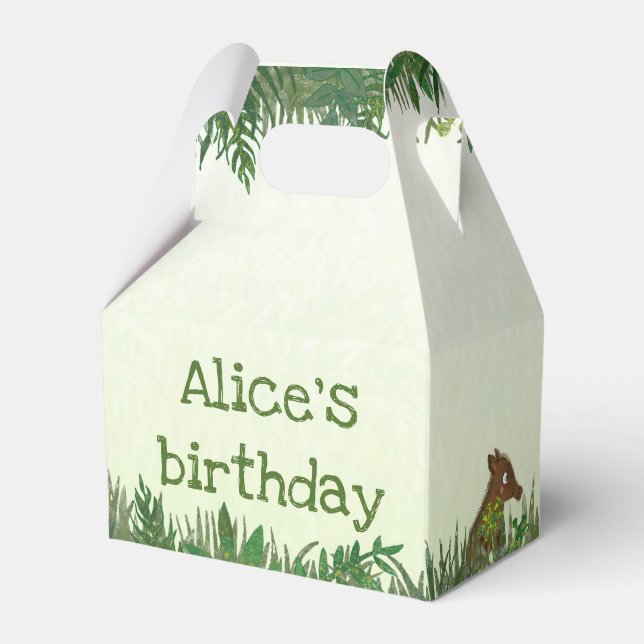 Stödruta för Safari-djur Presentaskar (Framsidan Sidan)