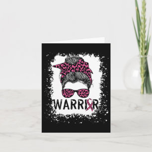 Stödstift för Warrior Breast Cancer Shirts Awarene Kort