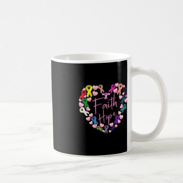 Stödstyrka mot cancerdagen i världen kaffemugg (Höger)