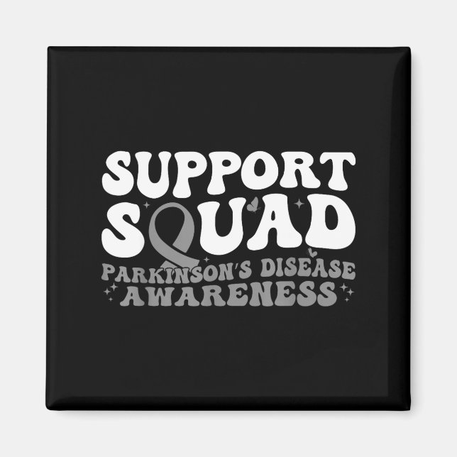 Stödtrupp grå bandfjäril parkinson magnet (Framsidan)