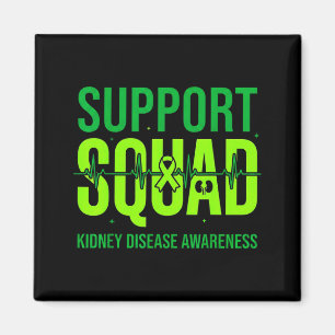 Stödtrupp Grön Band Kidney Disease Magnet