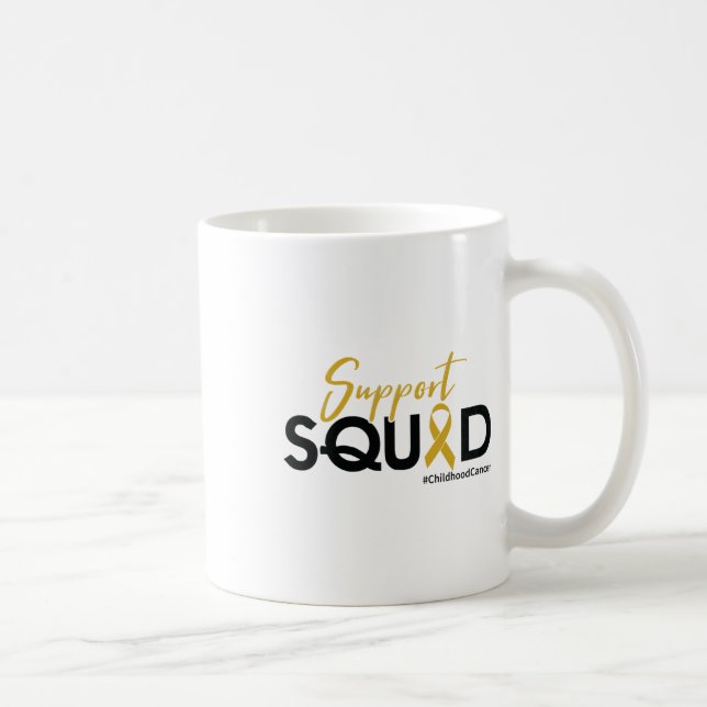 Stödtrupp - Medvetenhet om barncancer 1  Kaffemugg (Höger)