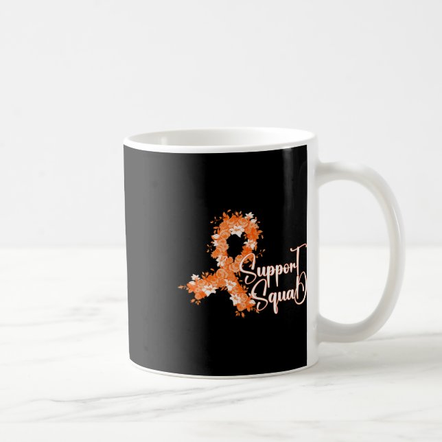 Stödtrupp Orange Band Leukemi Blodcancer  Kaffemugg (Höger)