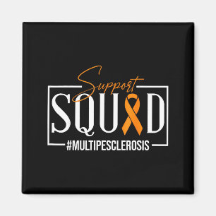 Stödtrupp Orange Band Multiple Skleros Medvetenhet Magnet