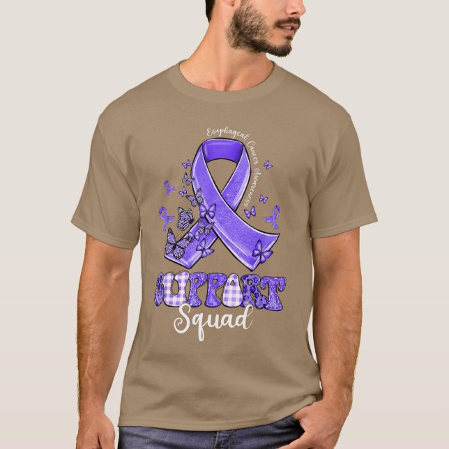Stödtrupp Periwinkle Band Slända Matstrupe T Shirt (Framsida)