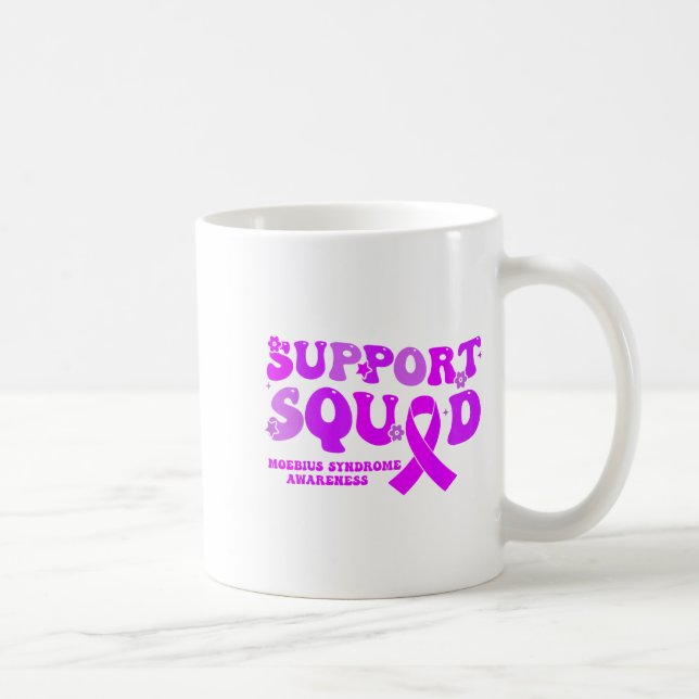 Stödtrupp Purple Ribbon Moebius Design Kaffemugg (Höger)