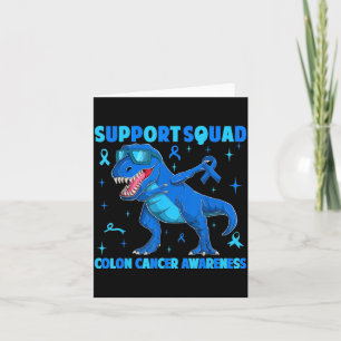 Stödtrupp T-Rex Dinosaurie Koloncancer Kort