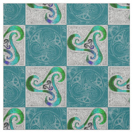 Stoffbahn celtic Triskele Tyg