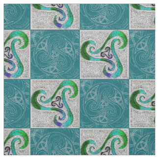 Stoffbahn celtic Triskele Tyg