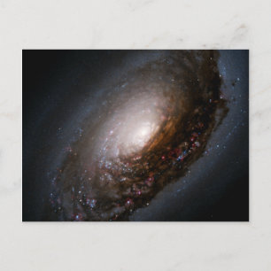 Stoftband runt Black Öga Galaxy Nucleus Vykort