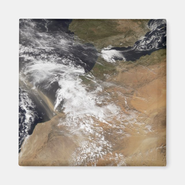 Stoftmassor utanför Marockos kusten Magnet (Framsidan)