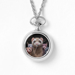 Stoic Ferrets Necklace Watch Armbandsur