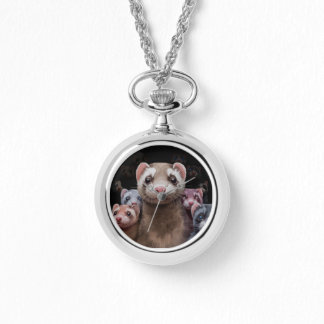 Stoic Ferrets Necklace Watch Armbandsur