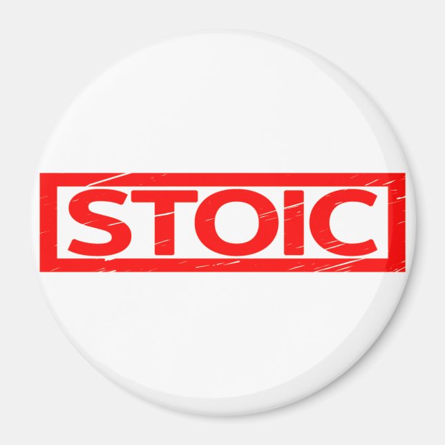 Stoic Frimärke Magnet (Framsidan)
