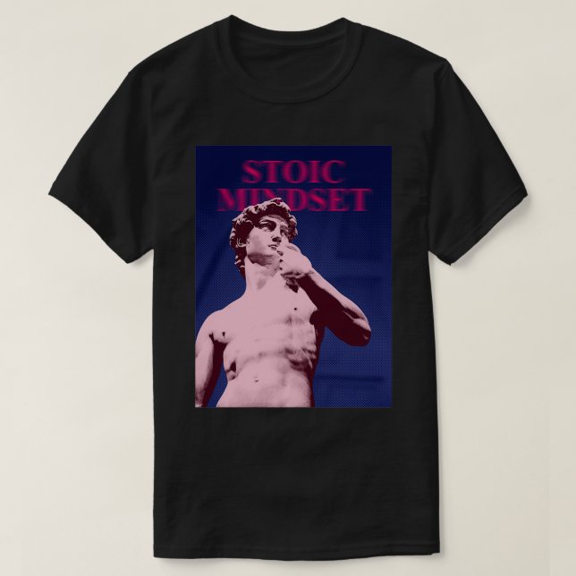 Stoic Mindset Classic TShirt T Shirt (Design framsida)