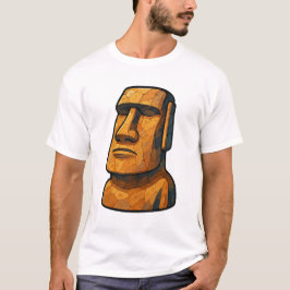 Stoic Moai Ancient Attitude T Shirt