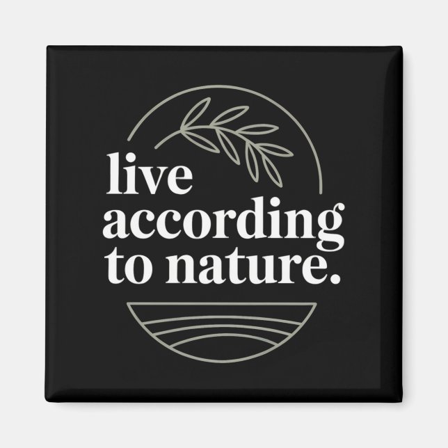 Stoic Philosoper Citote Motivational Stoicism Zeno Magnet (Framsidan)