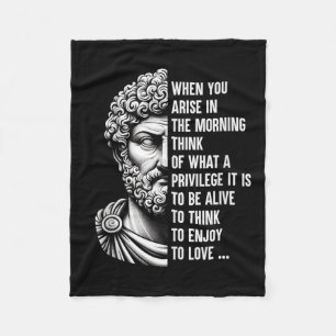 Stoic Philosopher Marcus Aurelius Shirt Motivation Fleecefilt