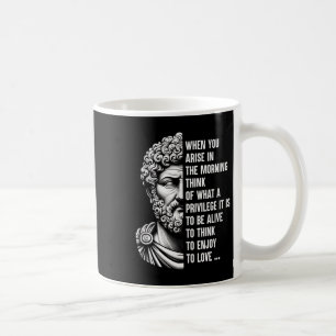 Stoic Philosopher Marcus Aurelius Shirt Motivation Kaffemugg