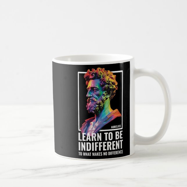 Stoic Philosopher Wisdom Marcus Aurelius Philosoph Kaffemugg (Höger)