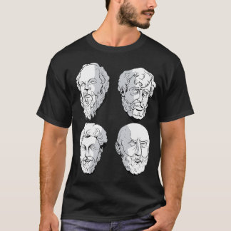 Stoic Philosophers Aurelius Socrates Seneca Epicte T Shirt