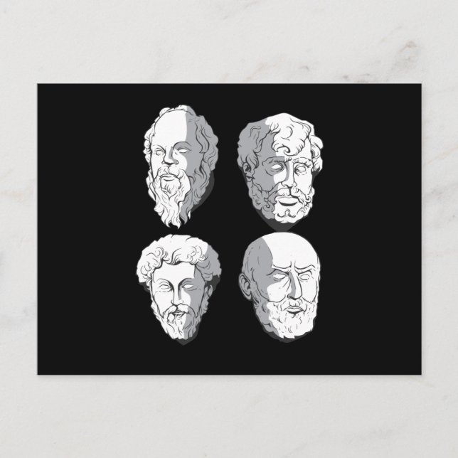 Stoic Philosophers Vykort (Framsida)