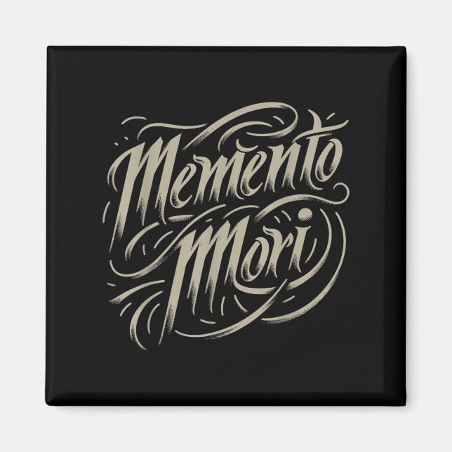 Stoic Philosophy Memento Mori Kärlek Fati Skull St Magnet (Framsidan)