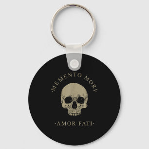 Stoic Philosophy Memento Mori Kärlek Fati Skull St Nyckelring