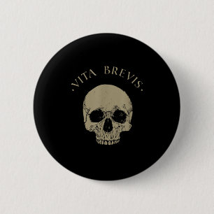 Stoic Philosophy Vita Brevis Skull Stoicism Quote Knapp