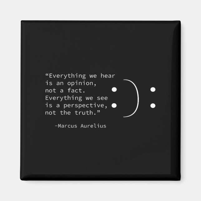 Stoic Quote by Marcus Aurelius, Stoicism Philosoph Magnet (Framsidan)