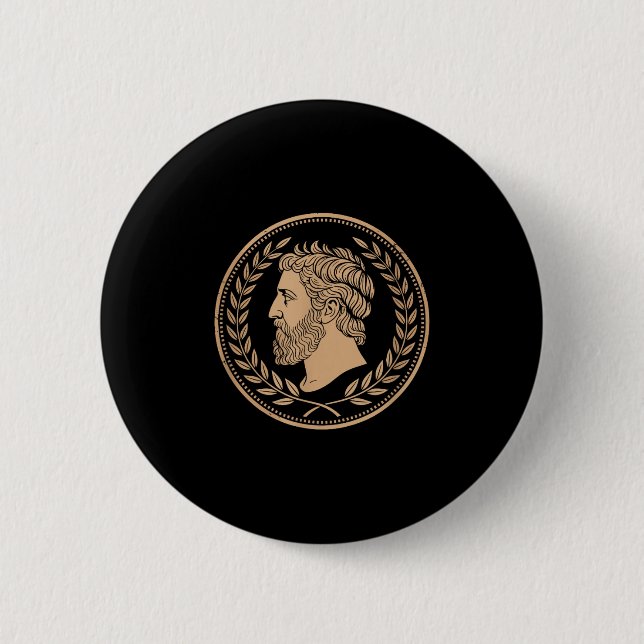 Stoic Roman Epictetus Bust Knapp (Framsida)