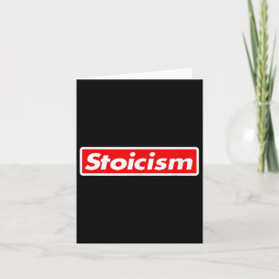Stoic Shirt _ Stoicism Logotyp _ Philosophy Shirt Kort