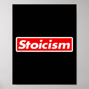 Stoic Shirt _ Stoicism Logotyp _ Philosophy Shirt Poster