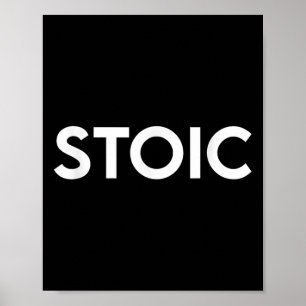 Stoic Shirt, Stoicism Philosophy Shirt För manar o Poster