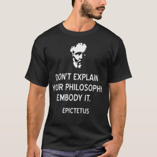 Stoicism citat från Epictetus för att införliva di T Shirt